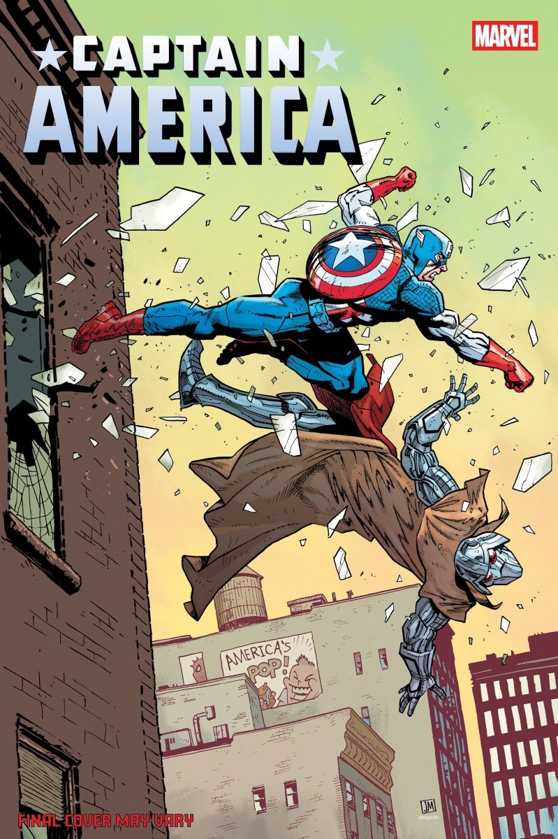 Captain America 10 Justin Mason 1:25 Ratio Variant - Walt's Comic Shop