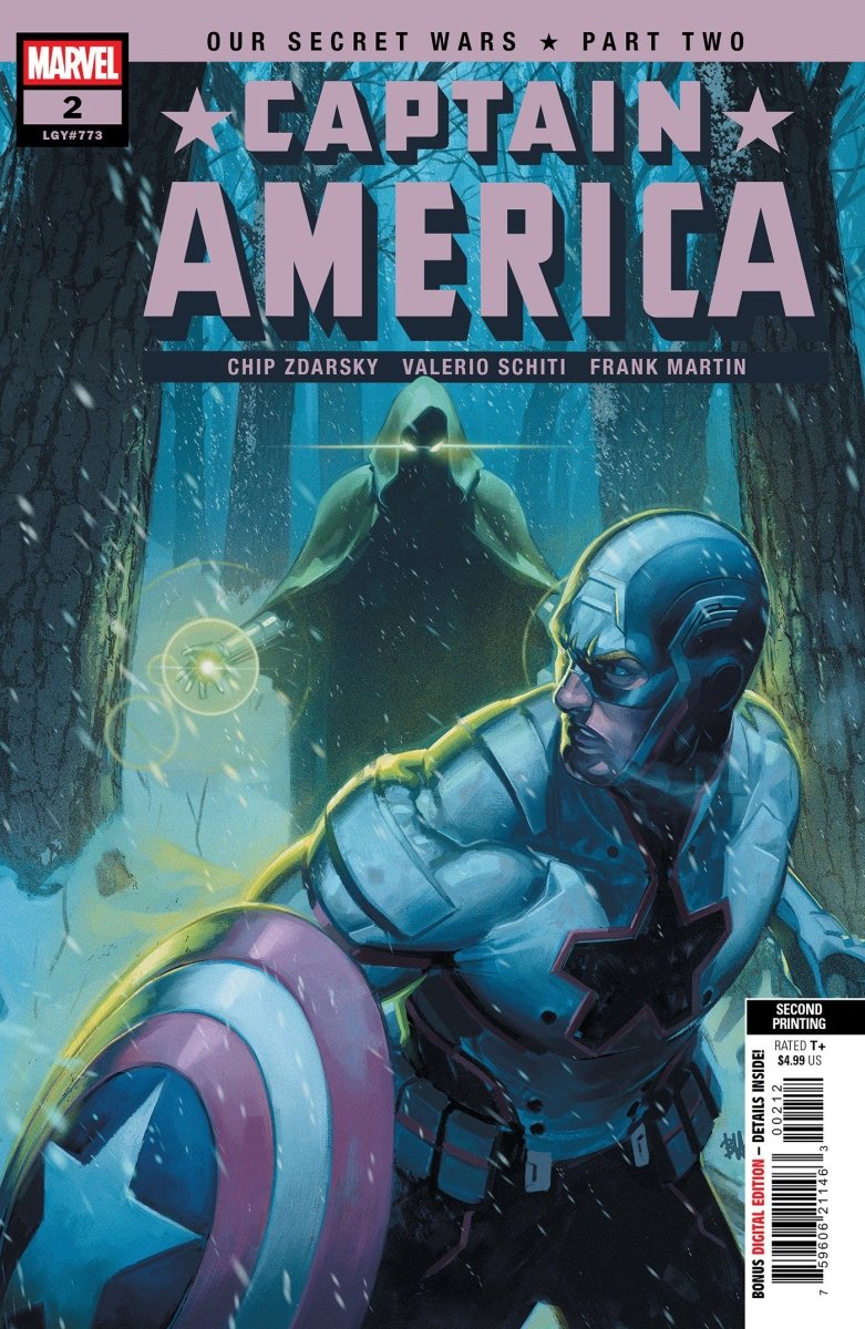 Captain America 2 Ben Harvey 2 Nd Printing Variant - Walt's Comic Shop