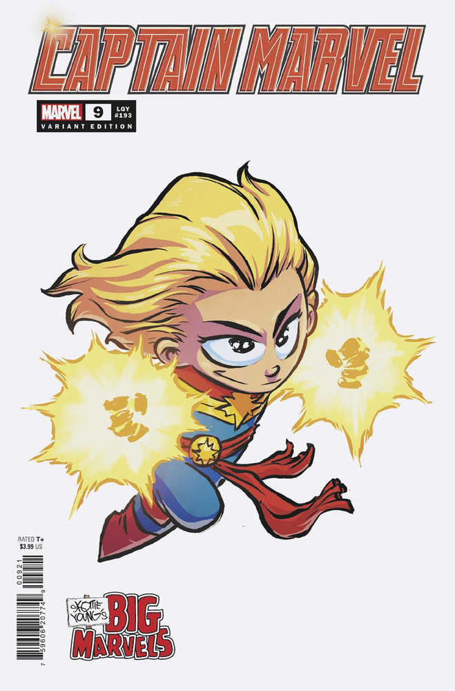 Captain Marvel #9 Skottie Young'S Big Marvel Variant - Walt's Comic Shop