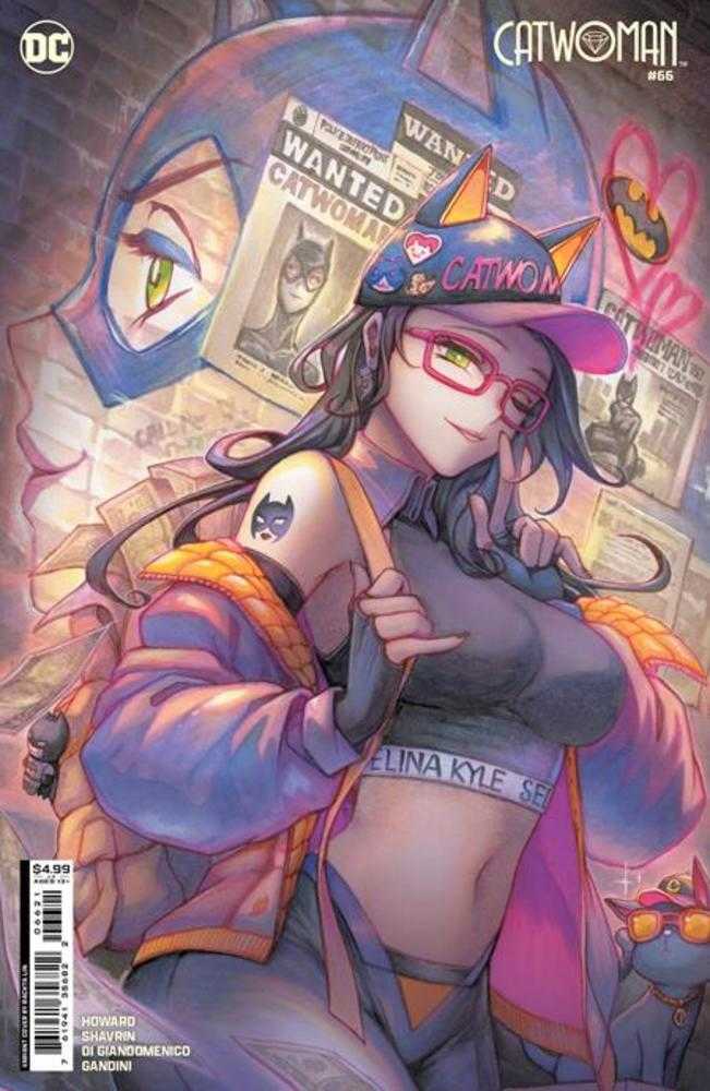 Catwoman #66 Cover B Rachta Lin Card Stock Variant - Walt's Comic Shop