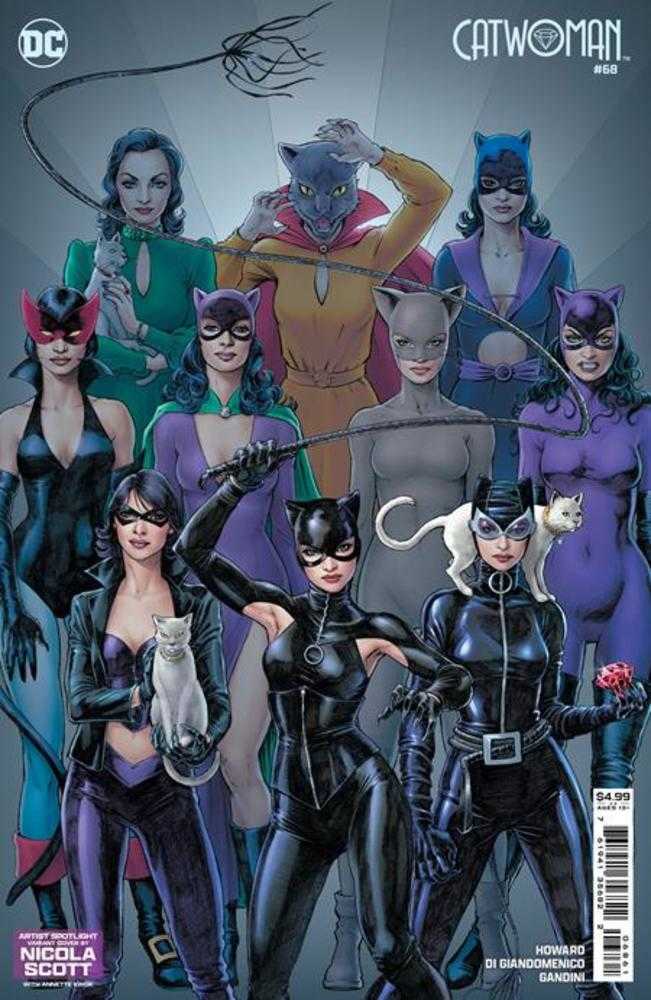 Catwoman #68 Cover D Nicola Scott Artist Spotlight Card Stock Variant - Walt's Comic Shop