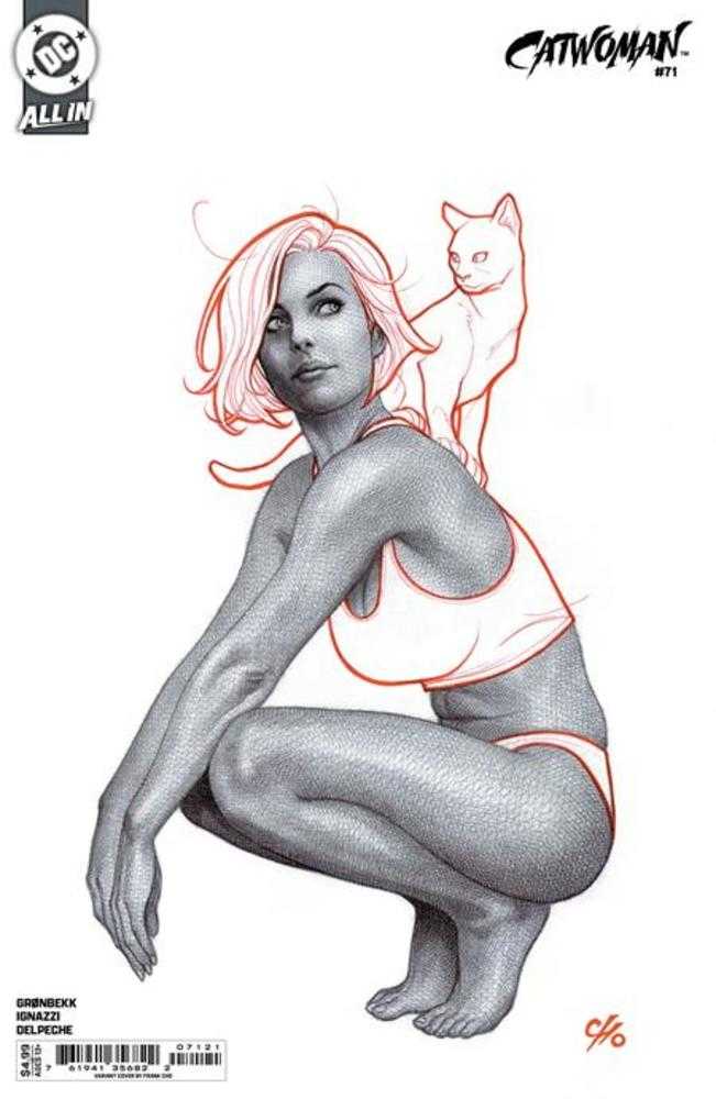 Catwoman #71 Cover B Frank Cho Card Stock Variant - Walt's Comic Shop