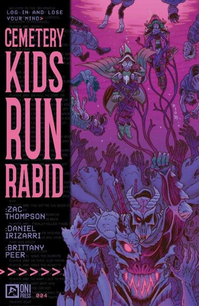 Cemetery Kids Run Rabid 4 (Of 4) Cover A Daniel Irizarri - Walt's Comic Shop