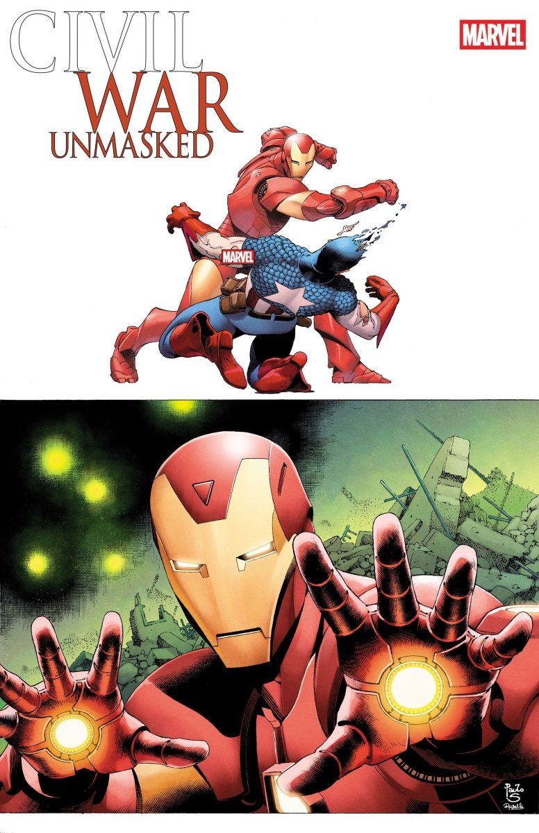 Civil War: Unmasked 1 Paulo Siqueira 5 Part Connecting Variant - Walt's Comic Shop