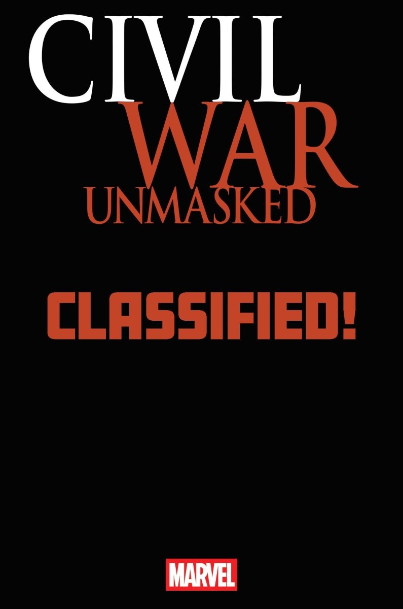 Civil War: Unmasked 2 Classified Artist Magic: The Gathering Variant - Walt's Comic Shop
