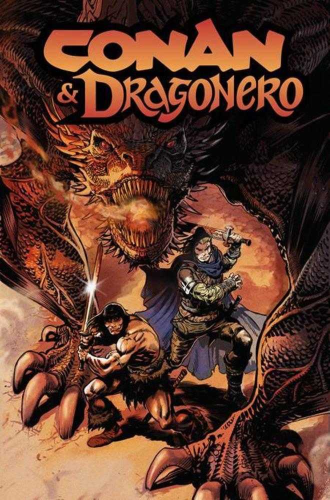 Conan And Dragonero 2 (Of 7) Cover C Fernando Dagnino Foil Variant (Mature) - Walt's Comic Shop
