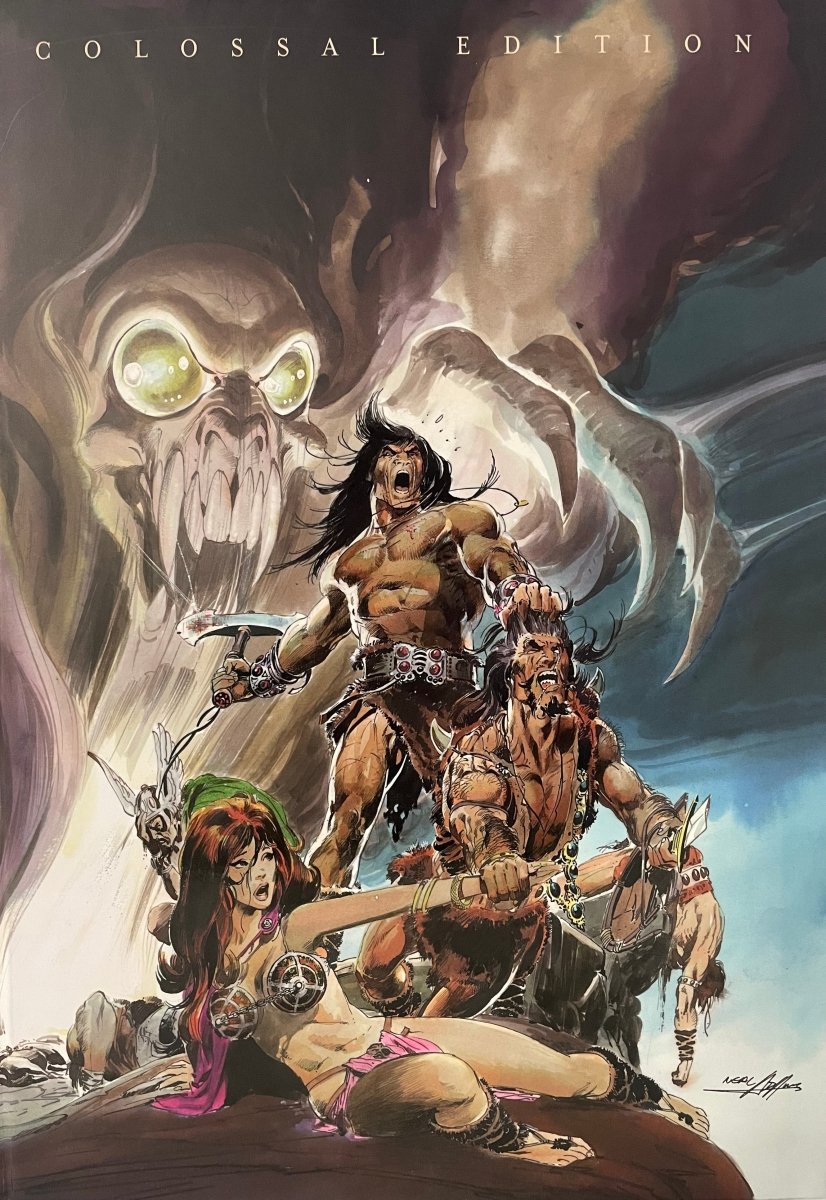 Conan the Barbarian - Colossal Edition HC Walt's Comic Shop Exclusive Neal Adams Variant - Walt's Comic Shop