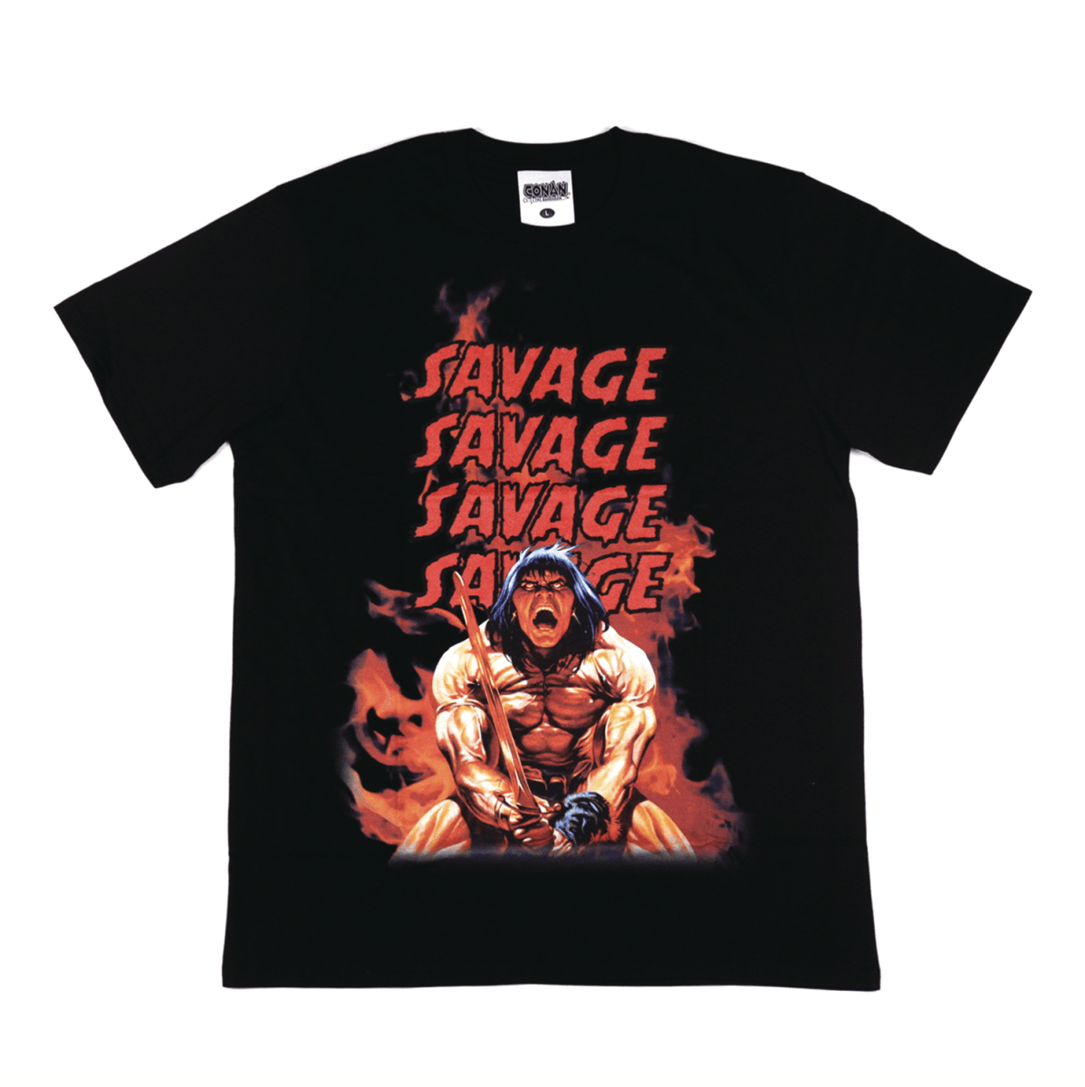 Conan The Barbarian Savage Savage Savage T-Shirt (XL) - Walt's Comic Shop