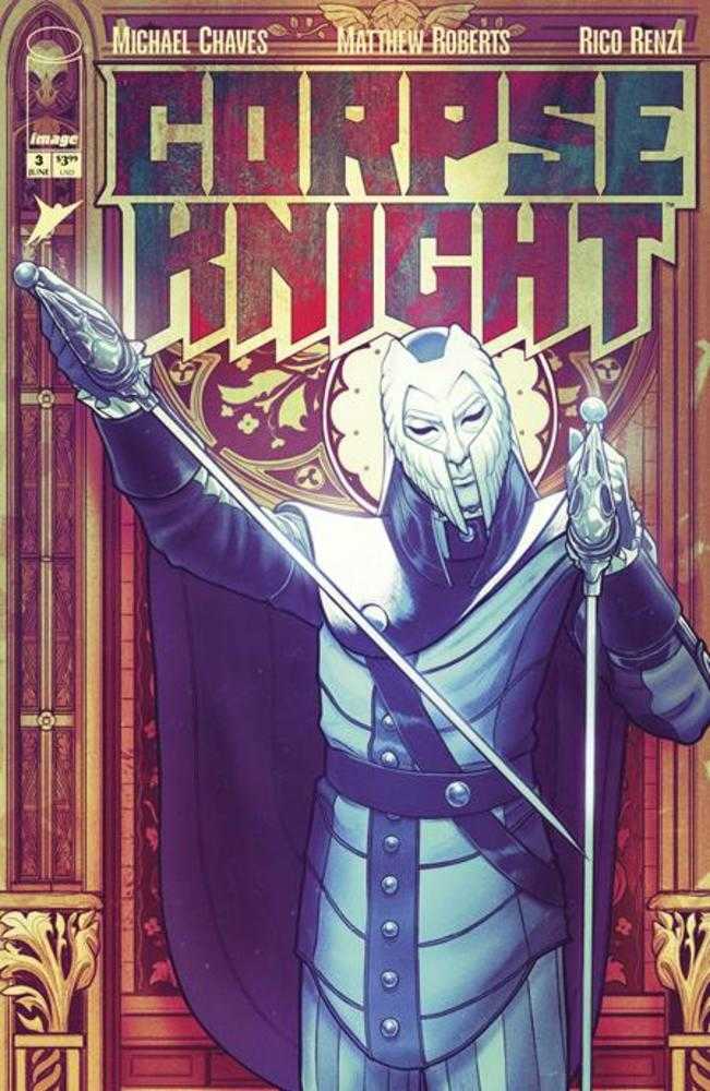 Corpse Knight 3 (Of 6) Cover D Nimit Malavia Stained Glass 1:25 Ratio Variant - Walt's Comic Shop