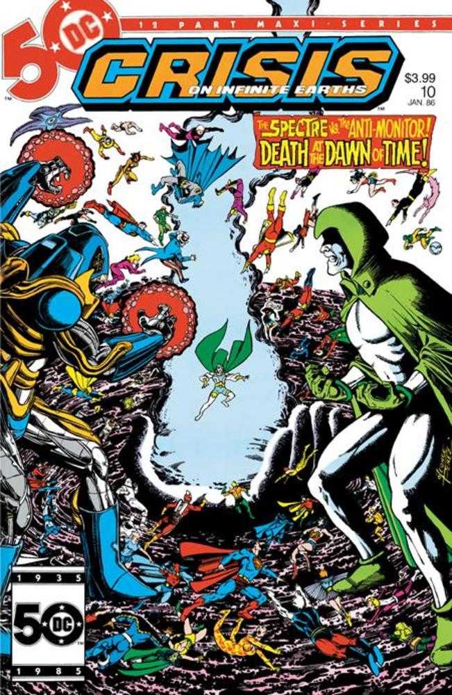 Crisis On Infinite Earths #10 Facsimile Edition Cover A George Perez - Walt's Comic Shop