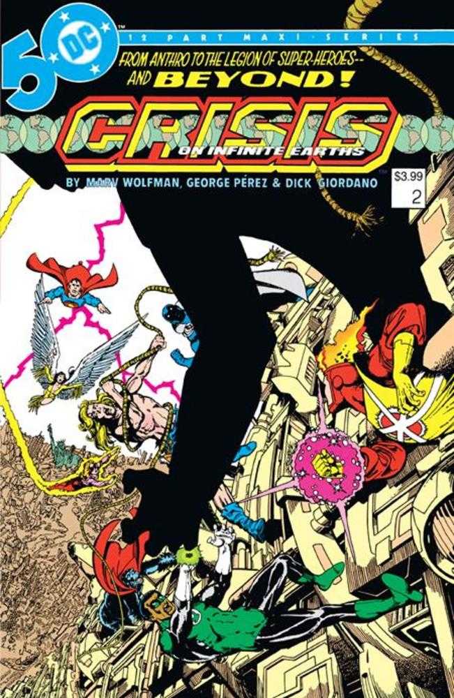 Crisis On Infinite Earths #2 (Of 12) Facsimile Edition Cover A George Perez - Walt's Comic Shop