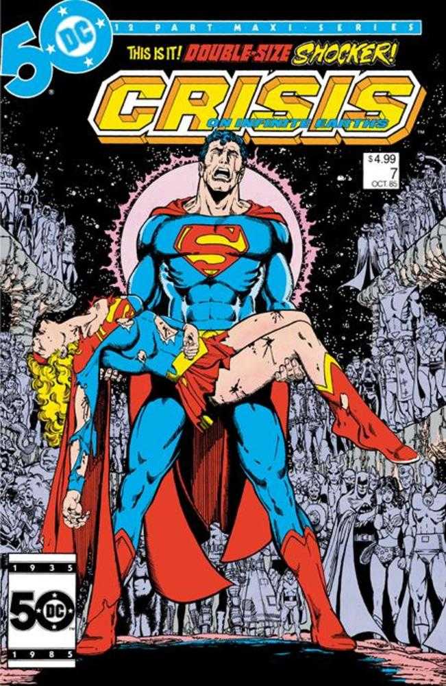 Crisis On Infinite Earths #7 Facsimile Edition Cover A George Perez - Walt's Comic Shop