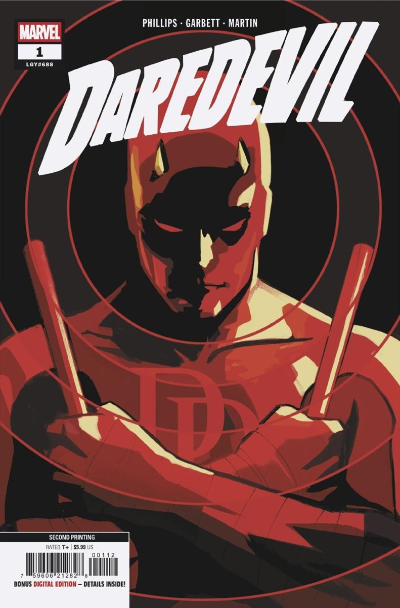 Daredevil 1 Lee Garbett 2nd Printing Variant - Walt's Comic Shop