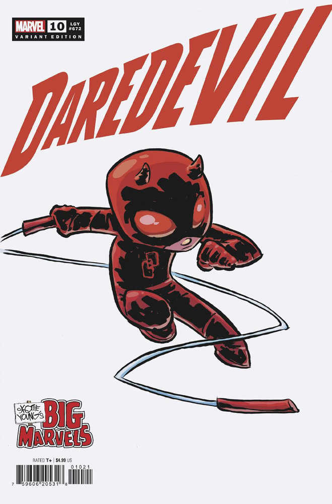 Daredevil #10 Skottie Young'S Big Marvel Variant - Walt's Comic Shop