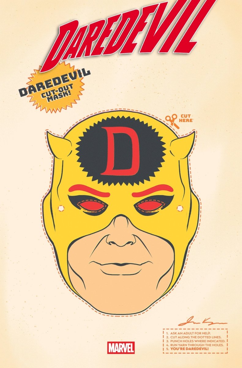 Daredevil 25 Retro Halloween Mask Variant - Walt's Comic Shop