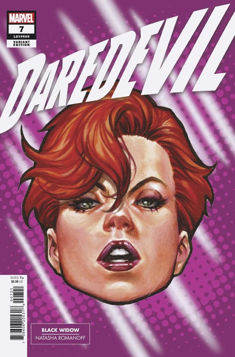 Daredevil #7 Mark Brooks Headshot Variant - Walt's Comic Shop