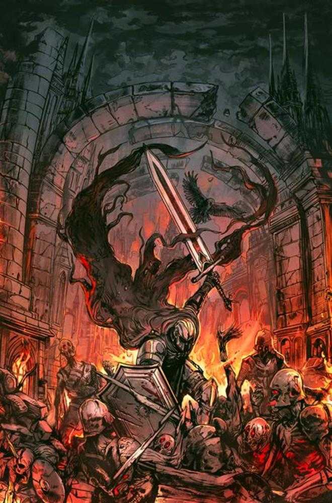 Dark Souls Mother Of Mourning 4 (Of 4) Cover C Reza Afshar Full Art Variant (Mature) - Walt's Comic Shop