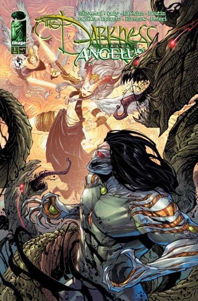 Darkness vs Angelus (One Shot) Cover A Giuseppe Cafaro & Arif Prianto - Walt's Comic Shop