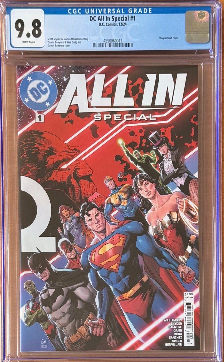 DC All In Special # 1 Cover A CGC 9.8 1st Appearances Absolute Batman, Superman, Wonder Woman - Walt's Comic Shop