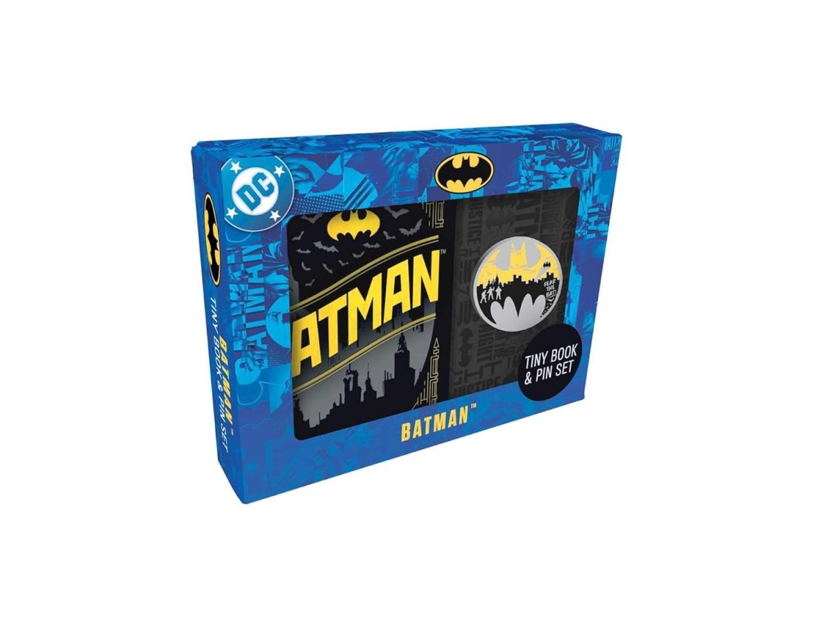 DC Comics Batman Tiny Book And Pin Set - Walt's Comic Shop