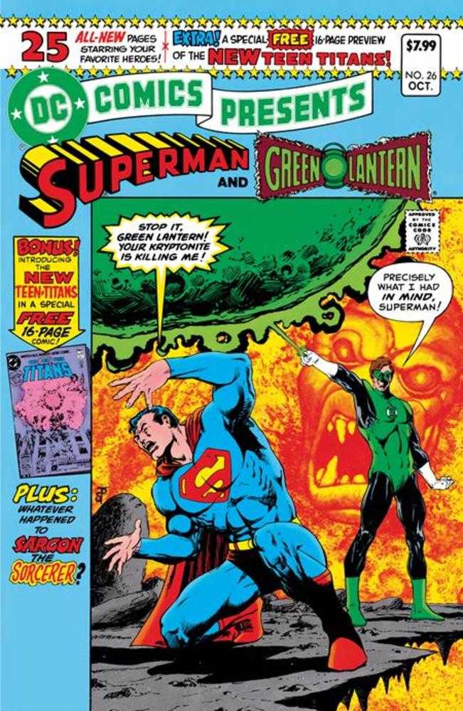 DC Comics Presents #26 Facsimile Edition Cover B Jim Starlin Foil Variant - Walt's Comic Shop