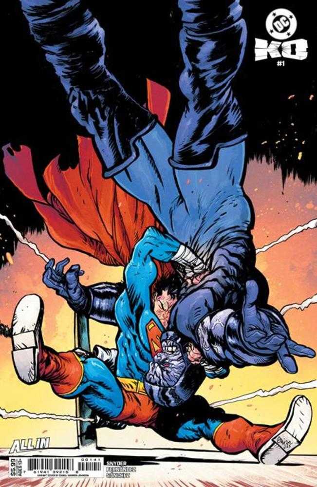 DC K.O. 1 (Of 5) Cover C Daniel Warren Johnson Card Stock Variant - Walt's Comic Shop