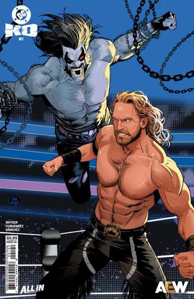 DC K.O. 1 (Of 5) Cover K Dan Mora Hangman Adam Page Aew Cameo Card Stock Variant - Walt's Comic Shop