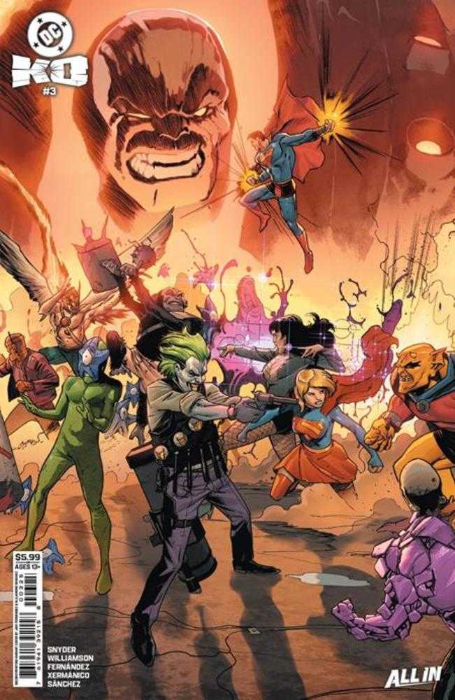 DC K.O. 3 (Of 5) 2nd Print Cover B Javier Fernandez Connecting Card Stock Variant - Walt's Comic Shop
