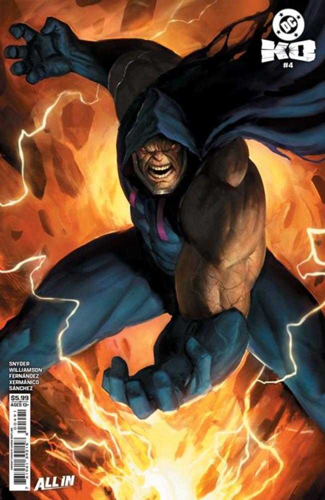 DC K.O. 4 (Of 5) Cover F Aaron Bartling Darkseid Card Stock Variant - Walt's Comic Shop