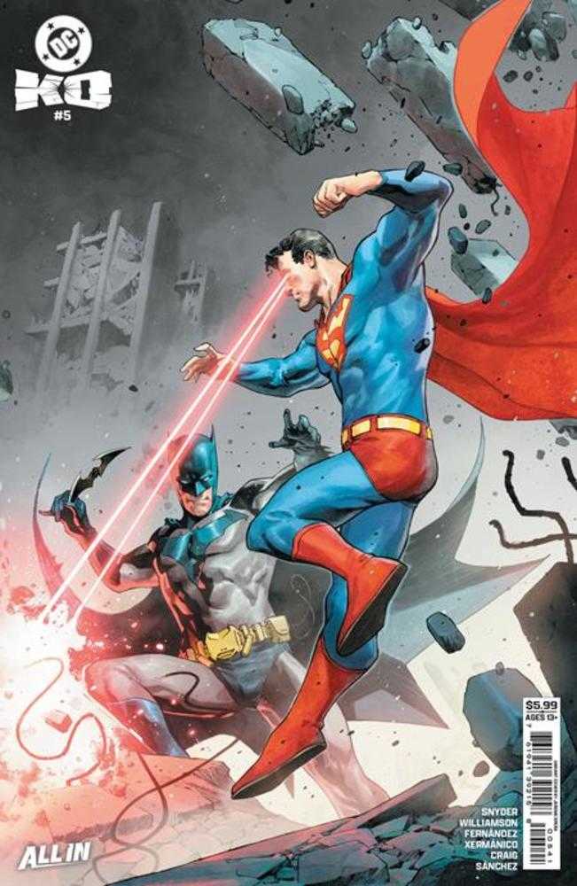 DC K.O. 5 (Of 5) Cover D Jerome Opena Card Stock Variant - Walt's Comic Shop
