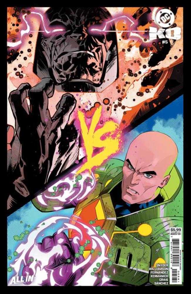 DC K.O. 5 (Of 5) Cover G Dan Mora Bracket Card Stock Variant - Walt's Comic Shop