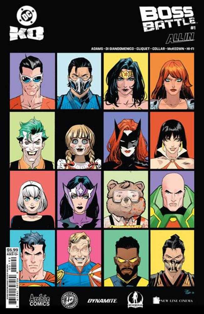 DC K.O. Boss Battle 1 (One Shot) 2nd Print Cover B Dan Mora Card Stock Variant - Walt's Comic Shop