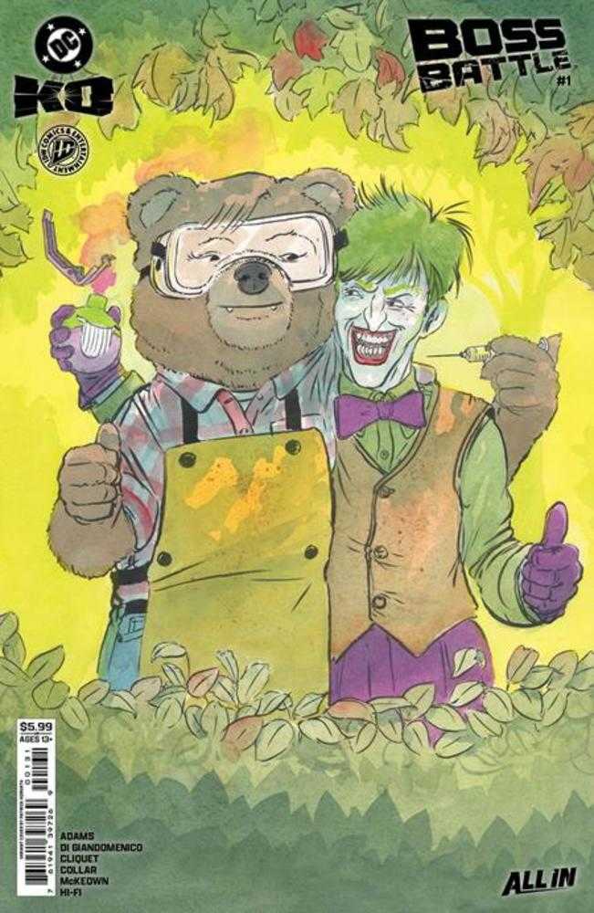 DC K.O. Boss Battle 1 (One Shot) Cover C Patrick Horvath Card Stock Variant - Walt's Comic Shop