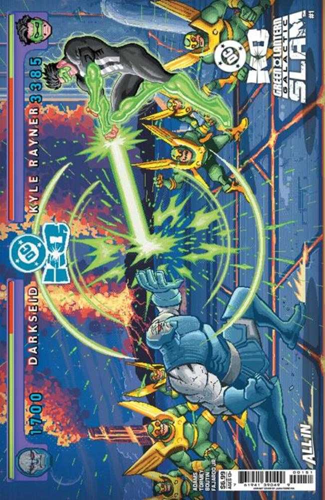 DC K.O. Green Lantern Galactic Slam 1 (One Shot) Cover E Juan Ferreyra Wraparound Card Stock Variant - Walt's Comic Shop