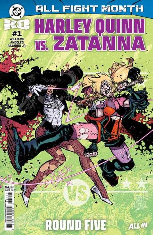 DC K.O. Harley Quinn vs Zatanna 1 (One Shot) Cover A Jorge Corona - Walt's Comic Shop