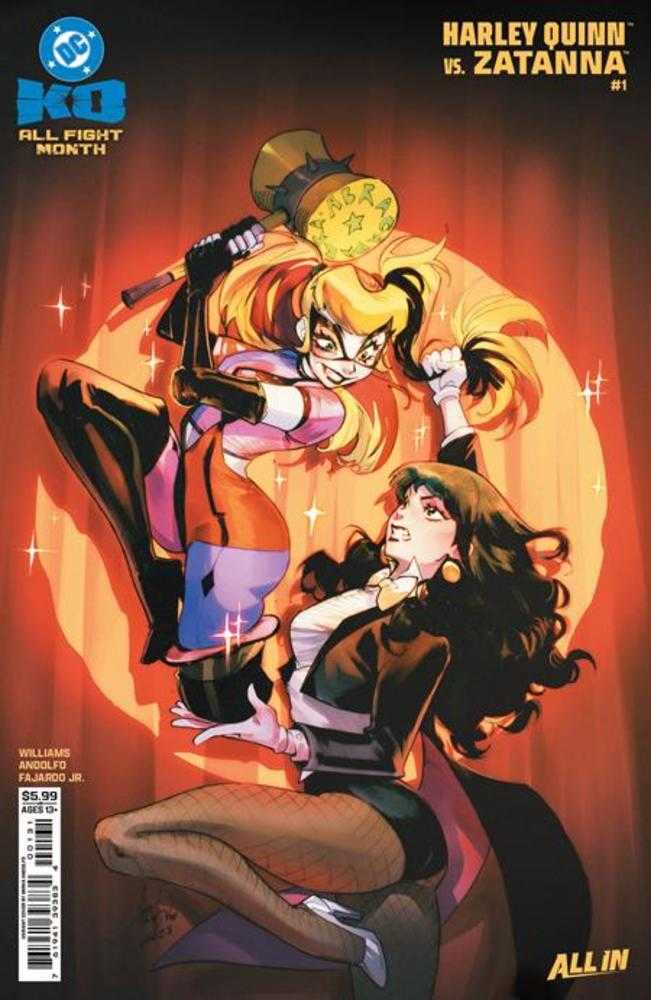 DC K.O. Harley Quinn vs Zatanna 1 (One Shot) Cover D Mirka Andolfo Card Stock Variant - Walt's Comic Shop