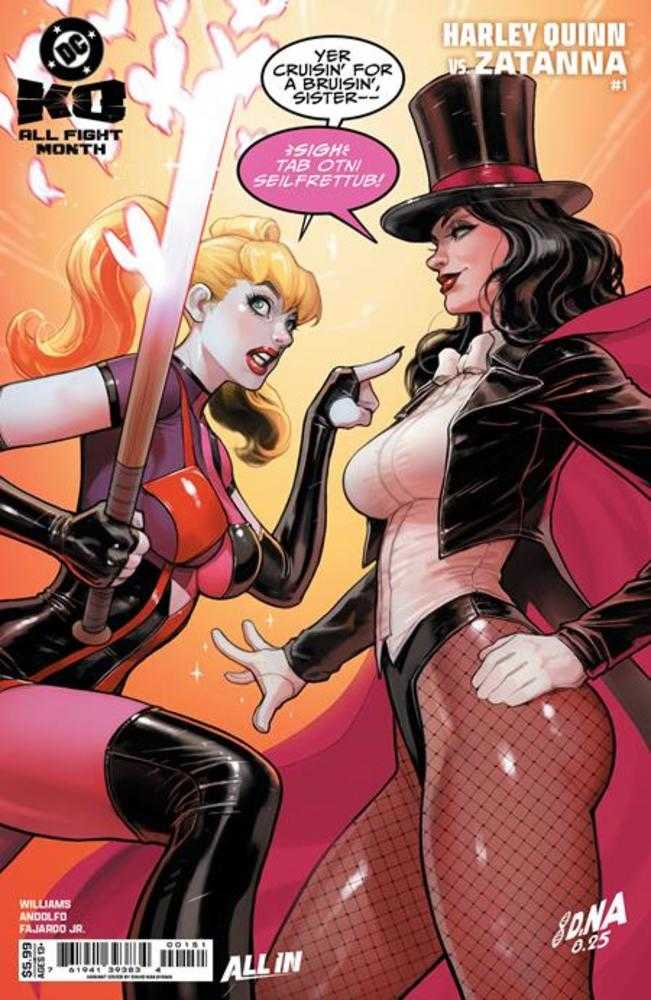 DC K.O. Harley Quinn vs Zatanna 1 (One Shot) Cover E David Nakayama Card Stock Variant - Walt's Comic Shop