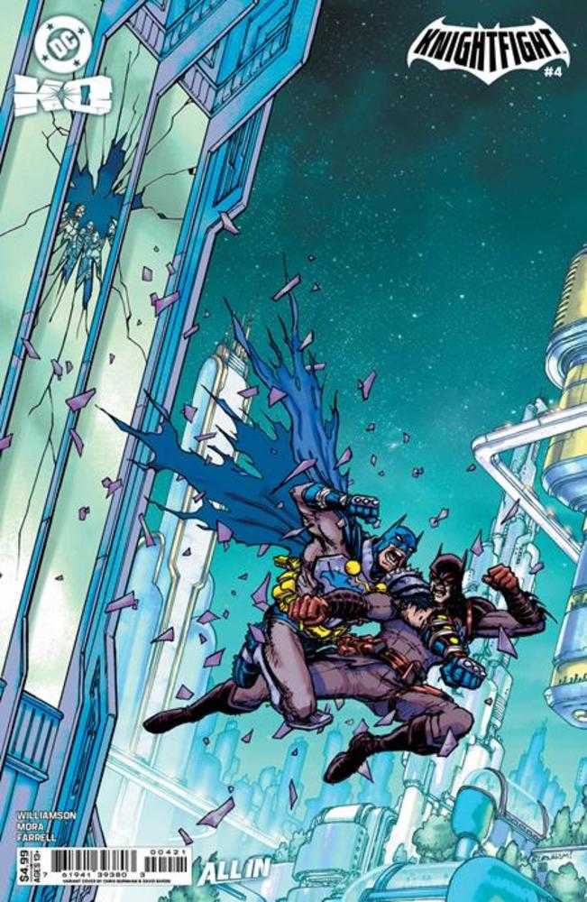 DC K.O. Knightfight 4 (Of 4) Cover B Chris Burnham Card Stock Variant - Walt's Comic Shop
