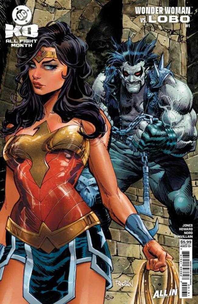 DC K.O. Wonder Woman vs Lobo 1 (One Shot) Cover B Dan Panosian Card Stock Variant - Walt's Comic Shop