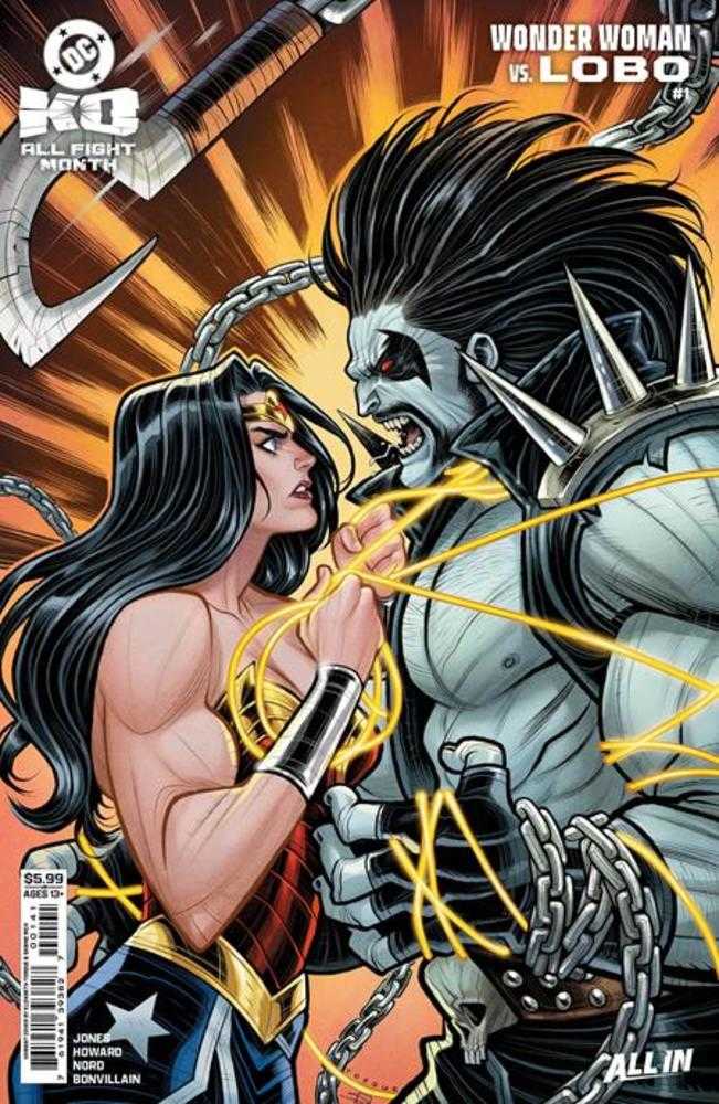 DC K.O. Wonder Woman vs Lobo 1 (One Shot) Cover D Elizabeth Torque Card Stock Variant - Walt's Comic Shop
