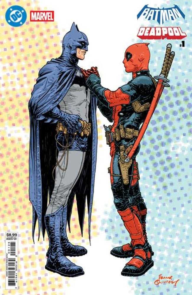 DC Marvel Batman Deadpool 1 (One Shot) Cover N Frank Quitely Batman Deadpool Card Stock Variant - Walt's Comic Shop