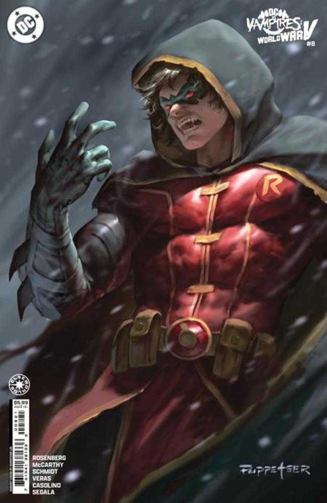 DC vs Vampires World War V #8 (Of 12) Cover C Puppeteer Lee Card Stock Variant - Walt's Comic Shop