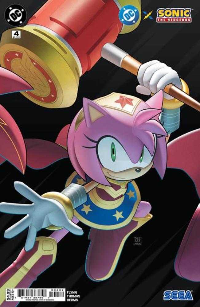 DC X Sonic The Hedgehog 4 (Of 5) 2nd Print Deegeemin Connecting - Walt's Comic Shop