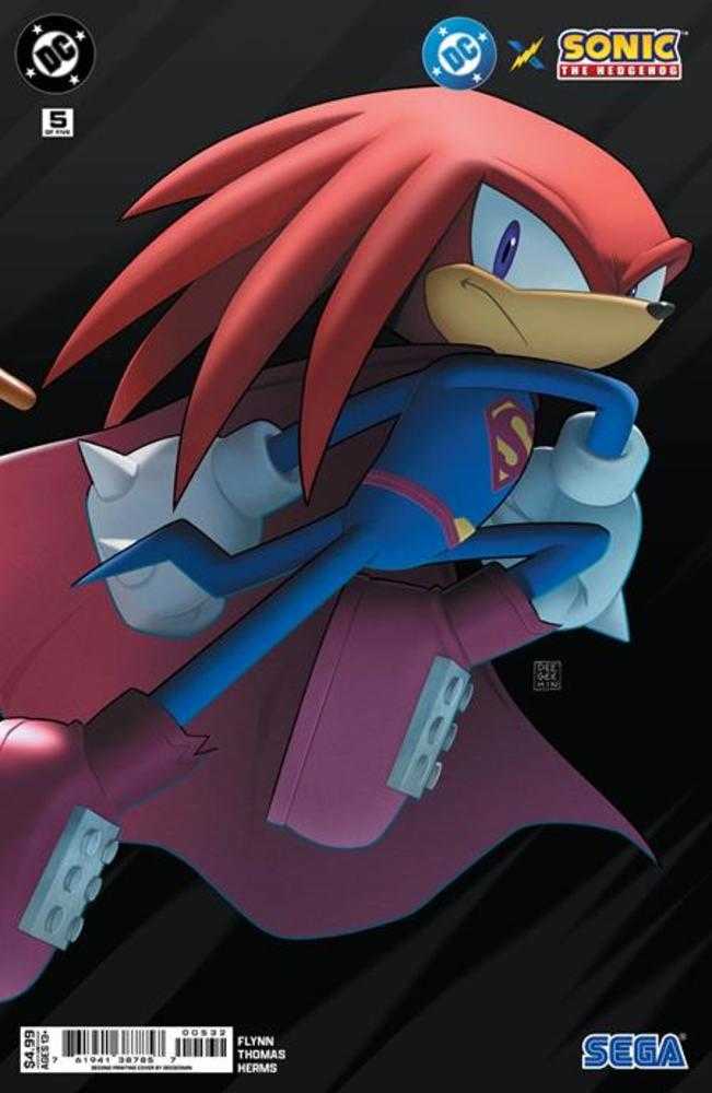 DC X Sonic The Hedgehog 5 (Of 5) 2nd Print Deegeemin Connecting - Walt's Comic Shop