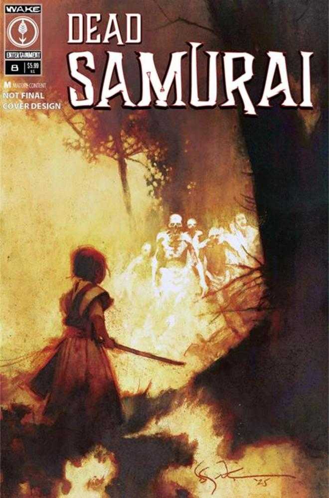Dead Samurai 8 Cover A Bill Sienkiewicz (Mature) - Walt's Comic Shop