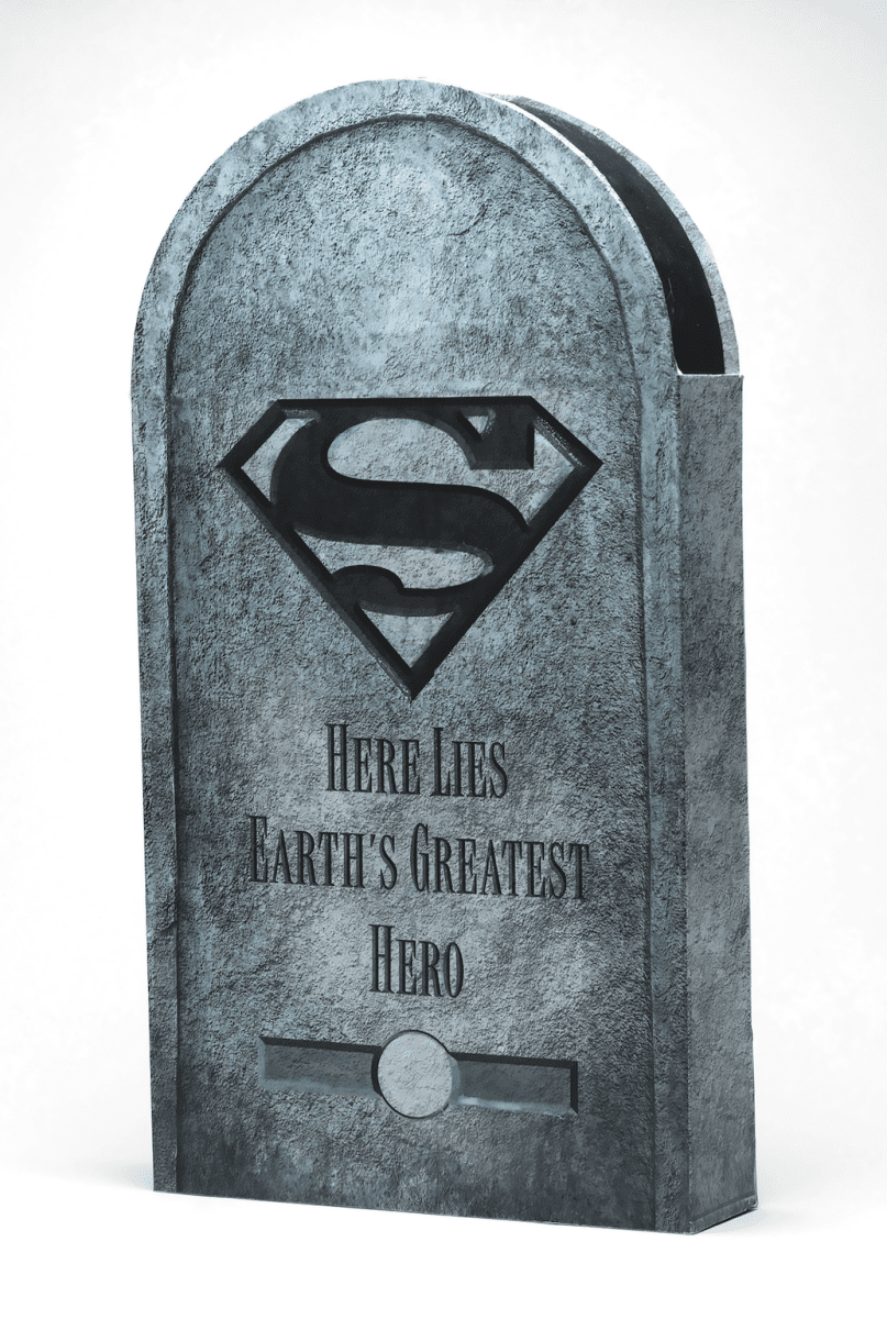 Death Of Superman Absolute Edition HC Direct Market Edition *OOP* incl signed & numbered Plate by Dan Jurgens - Walt's Comic Shop