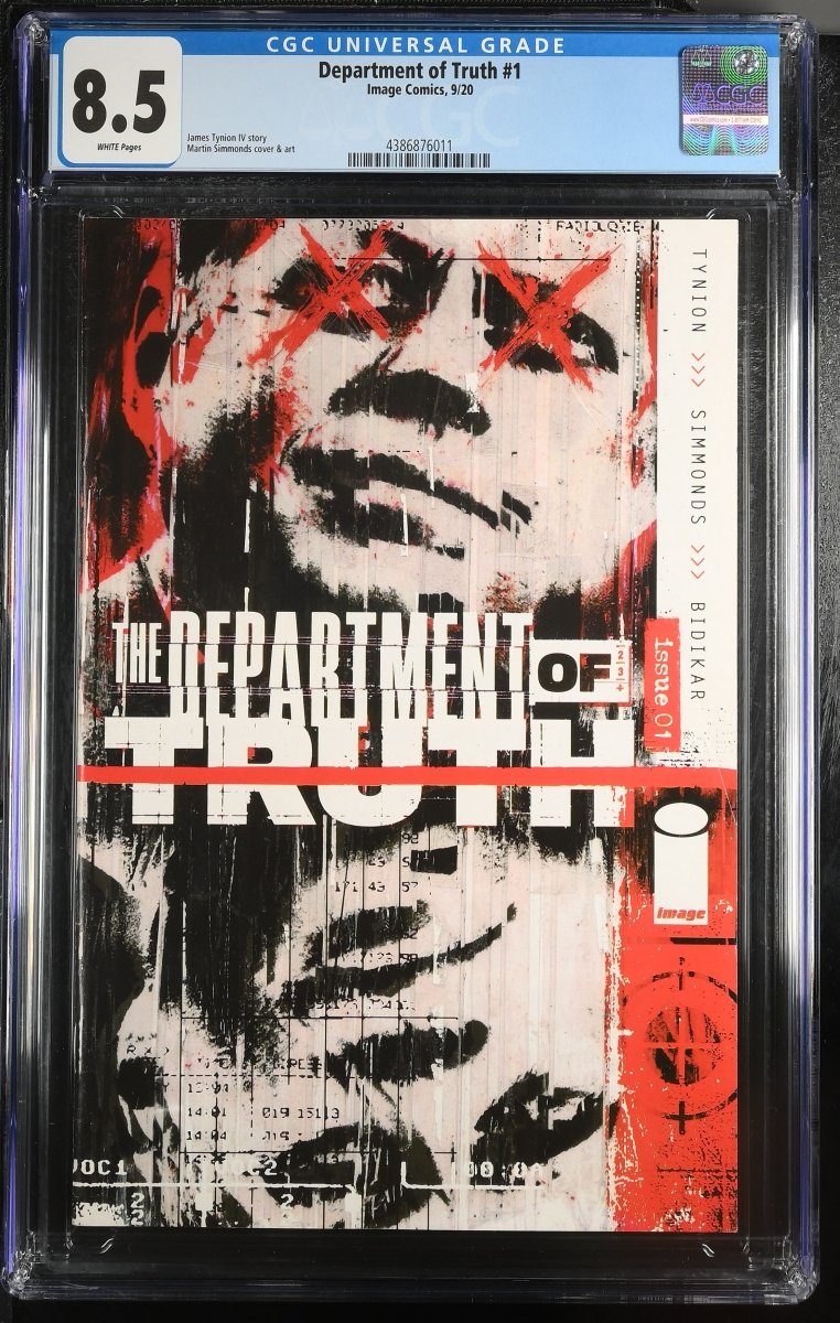 Department of Truth #1 CGC 8.5 - Walt's Comic Shop