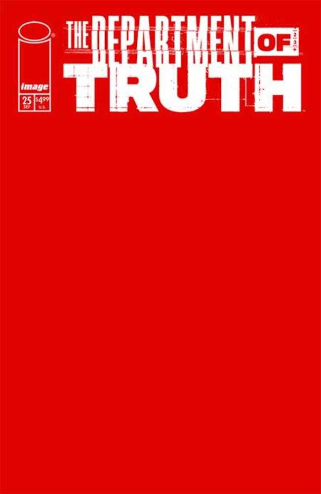 Department Of Truth #25 Cover B Blank Sketch Variant - Walt's Comic Shop