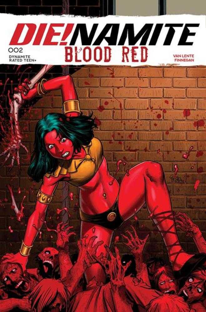 Dienamite Blood Red 2 Cover A Ej Su - Walt's Comic Shop