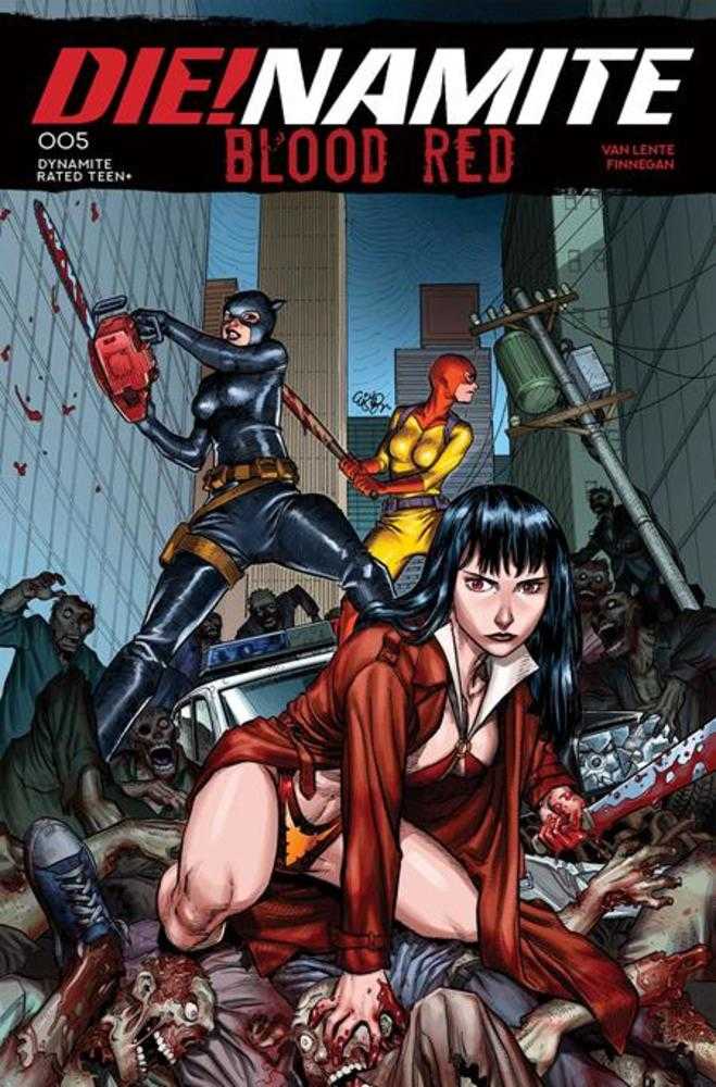 Dienamite Blood Red 5 Cover A Ej Su - Walt's Comic Shop